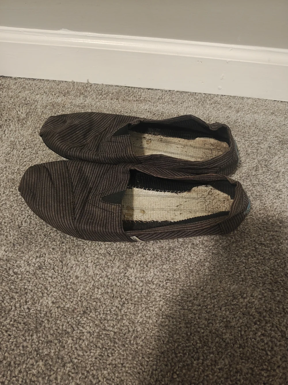Toms Casual Slip-On Black-Grey